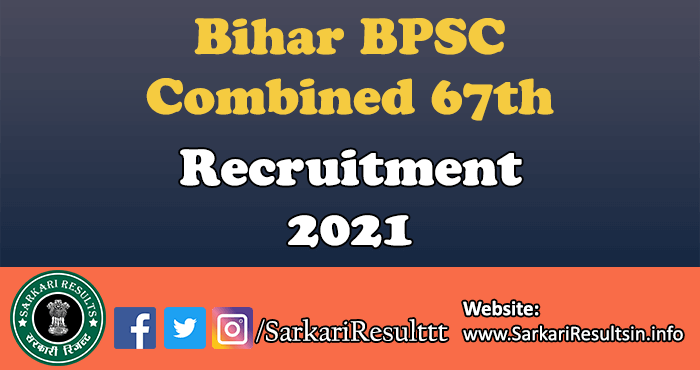 Bihar BPSC Combined 67th Final Result 2023