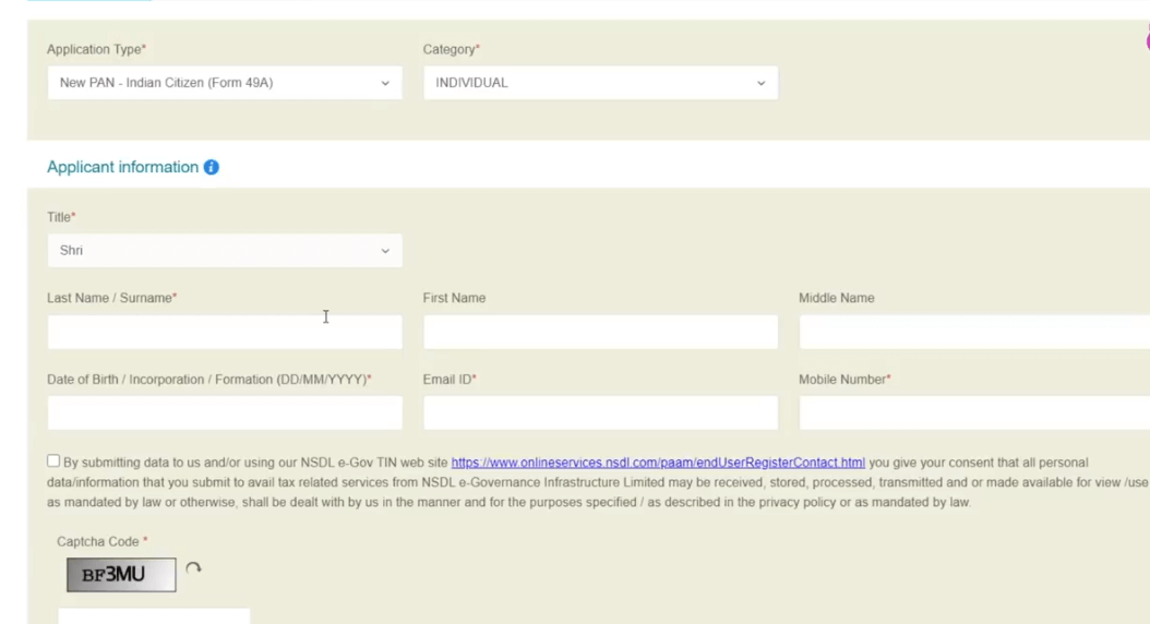Apply Pan Card Online Apply Pan Card Online