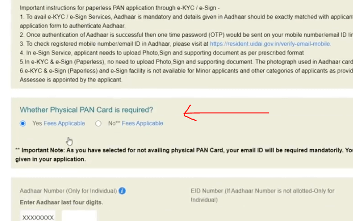 Apply Pan Card Online