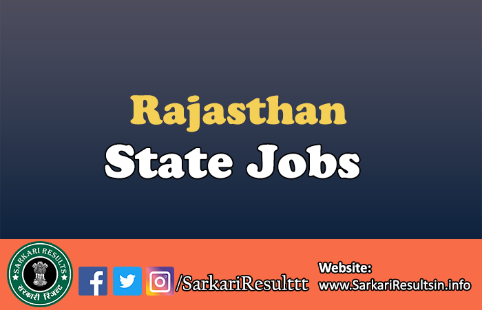 Latest Govt Jobs in Rajasthan 2025
