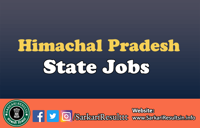 Latest Govt Jobs in Himachal Pradesh 2025