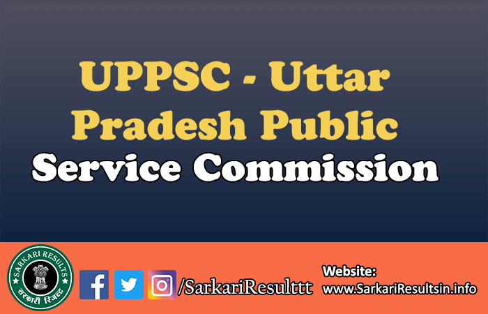 UPPSC - Uttar Pradesh Public Service Commission
