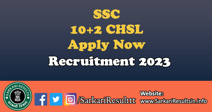 SSC CHSL Recruitment 2023