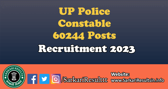 UP Police Constable Recruitment 2023