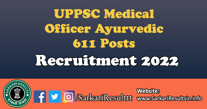 UPPSC Medical Officer Ayurvedic Final Result 2023