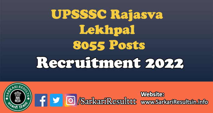 UPSSSC Rajasva Lekhpal Recruitment 2022