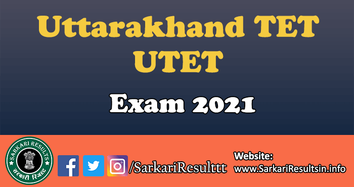 Uttarakhand TET UTET Result 2022