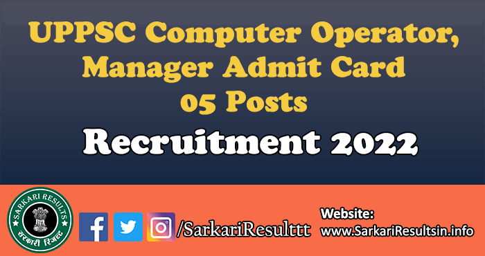 UPPSC Computer Programmer Grade II Result 2022