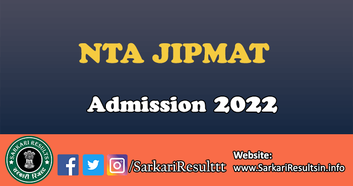 NTA JIPMAT Result 2022