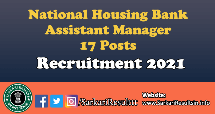 National Housing Bank Assistant Manager Admit Card 2022
