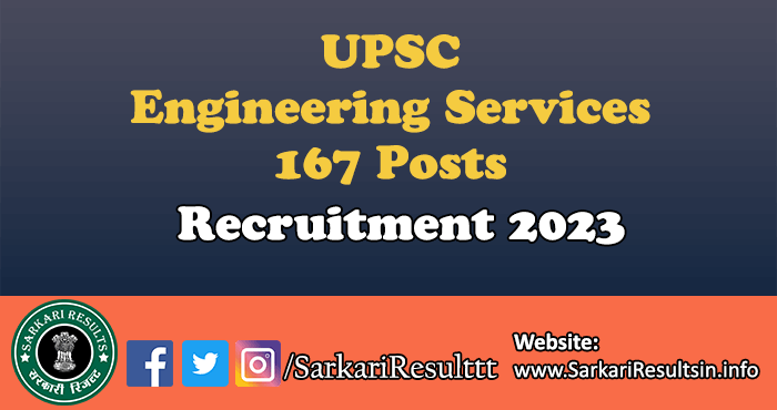 UPSC Engineering Services Recruitment 2024