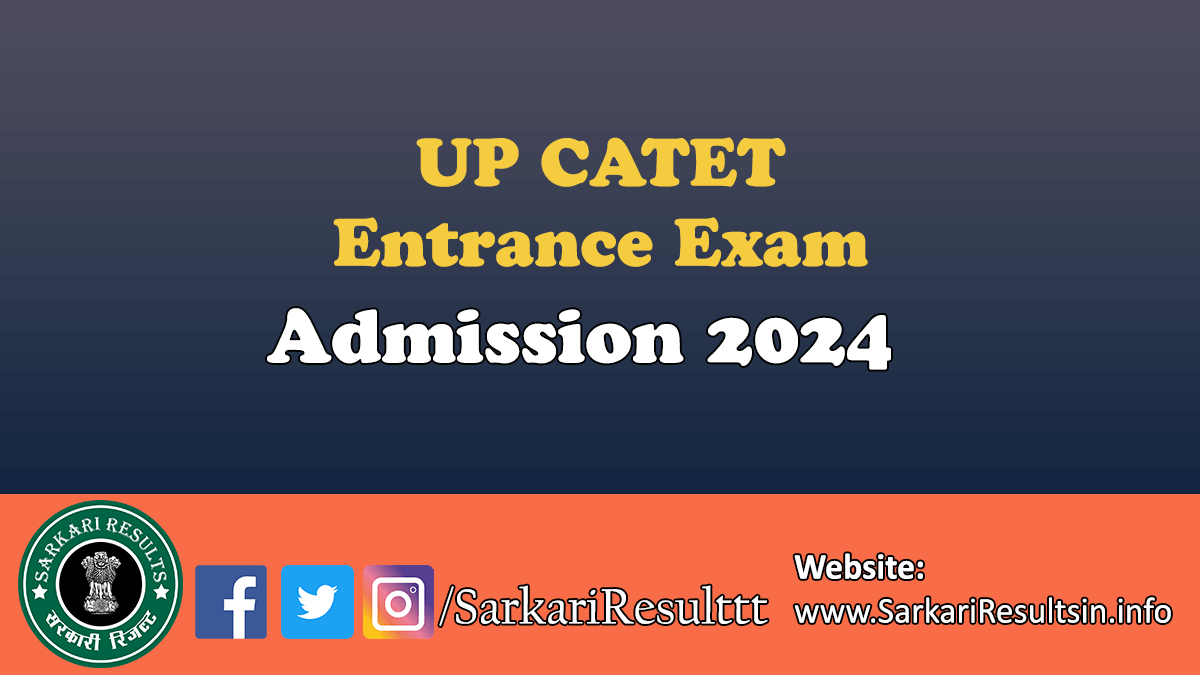 UP CATET Admission 2024