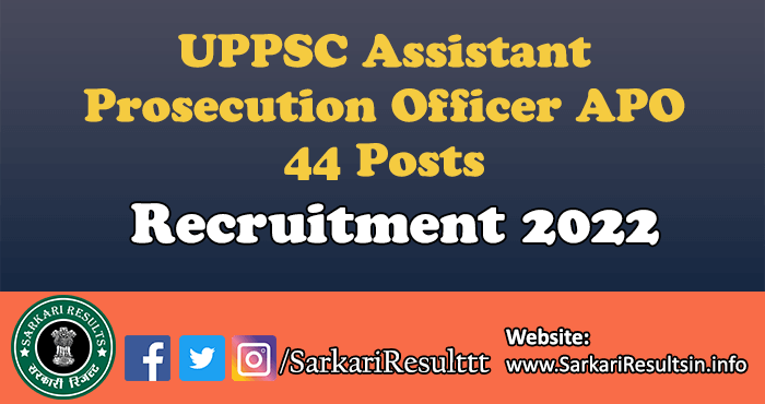 UPPSC APO Main Result 2023