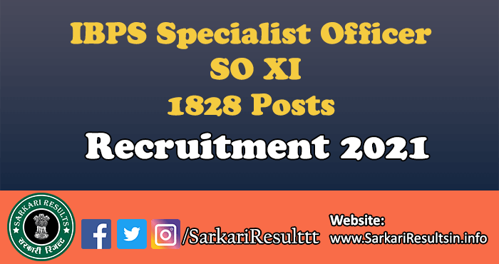 IBPS Specialist Officer SO XI Interview Letter 2022