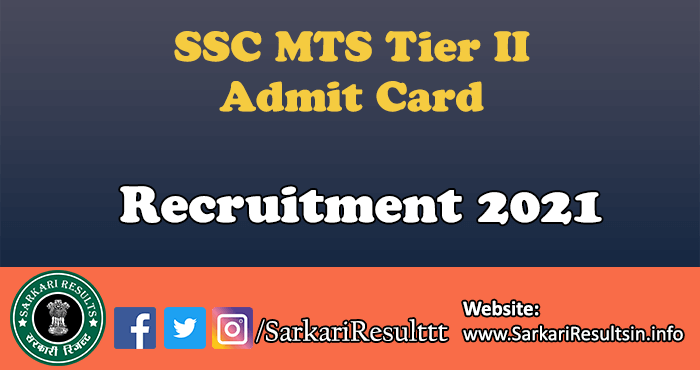SSC MTS Tier II Result 2022