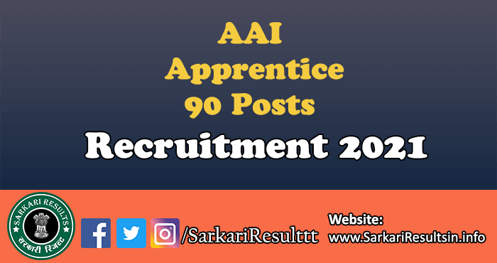 AAI Apprentice Recruitment 2021