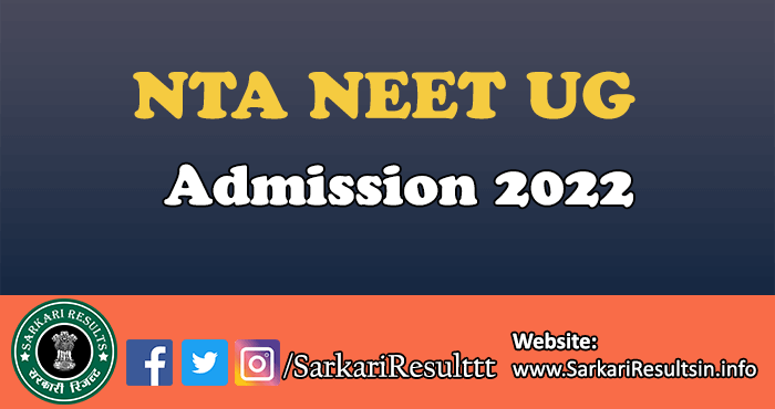 NTA NEET UG Exam Result 2022