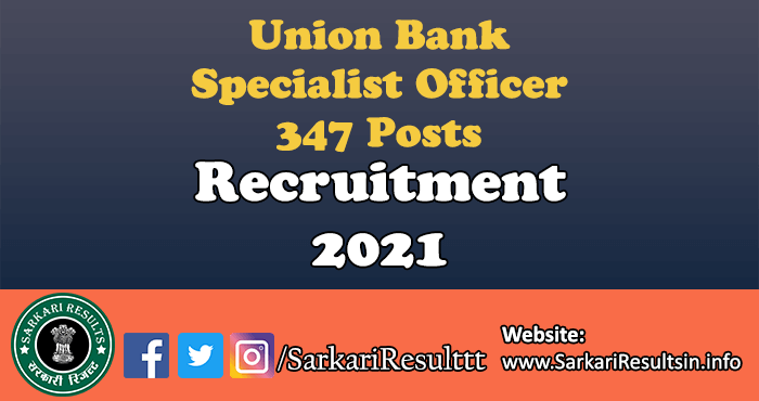Union Bank Specialist Officer Admit Card 2021