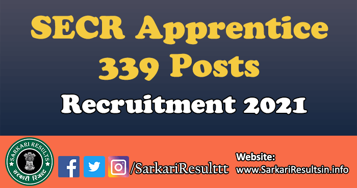 SECR Apprentice Recruitment 2021