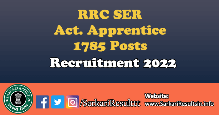 RRC SER Apprentice Recruitment 2023