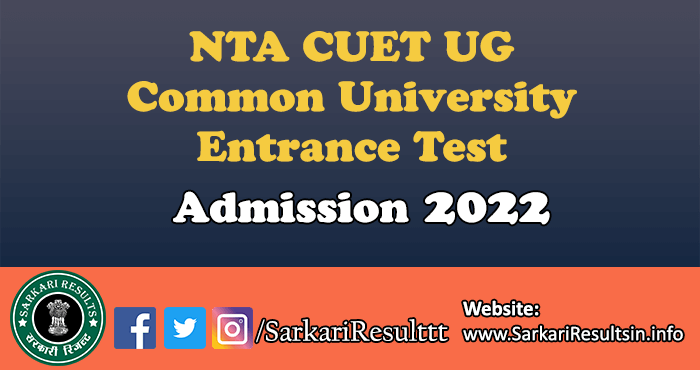 NTA CUET UG Result 2022