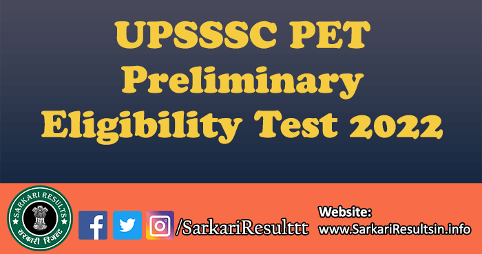 UPSSSC PET Result 2023