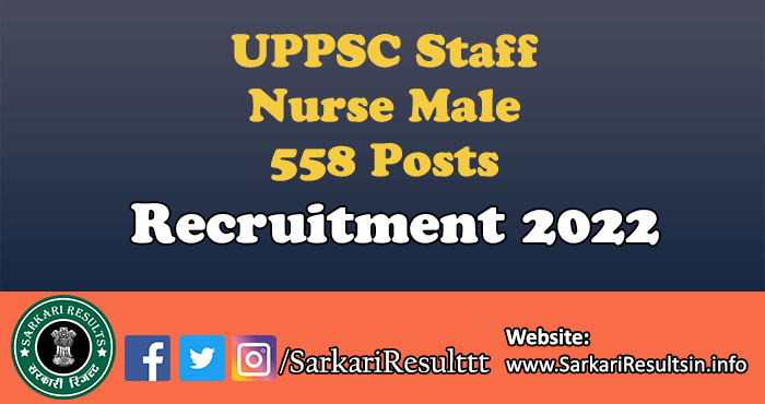 UPPSC Staff Nurse Male Answer key 2022