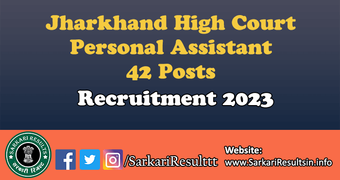 JHC Personal Assistant Recruitment 2023