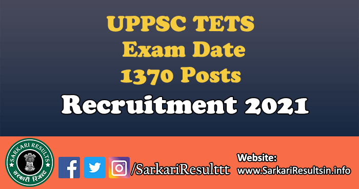 UPPSC TETS Admit Card 2022