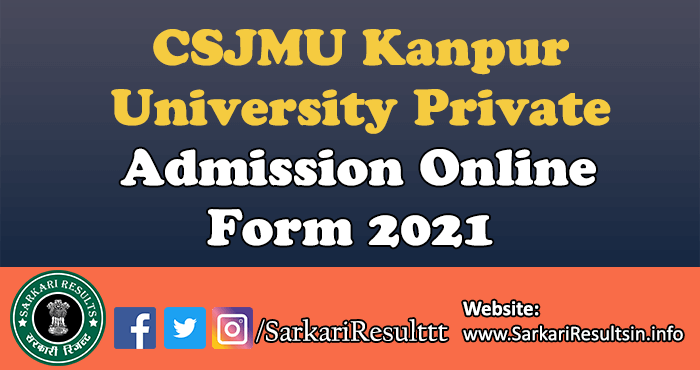 CSJMU Kanpur University Result 2021