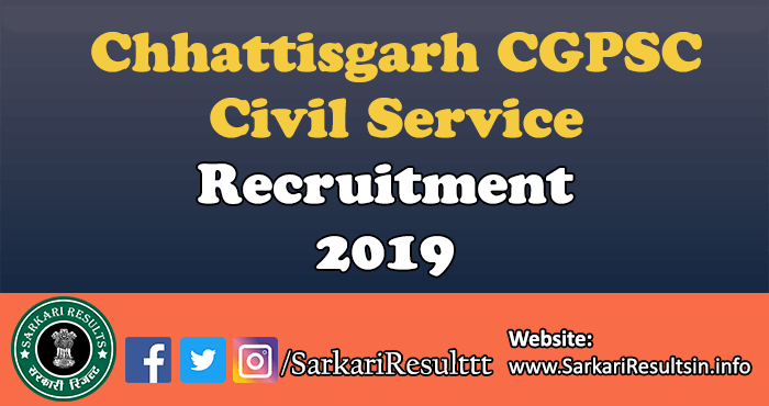 Chhattisgarh CGPSC Recruitment Mains Admit Card 2021