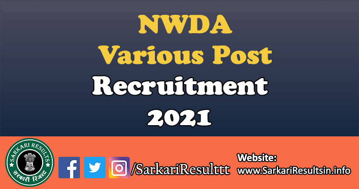NWDA Various Post Result 2021