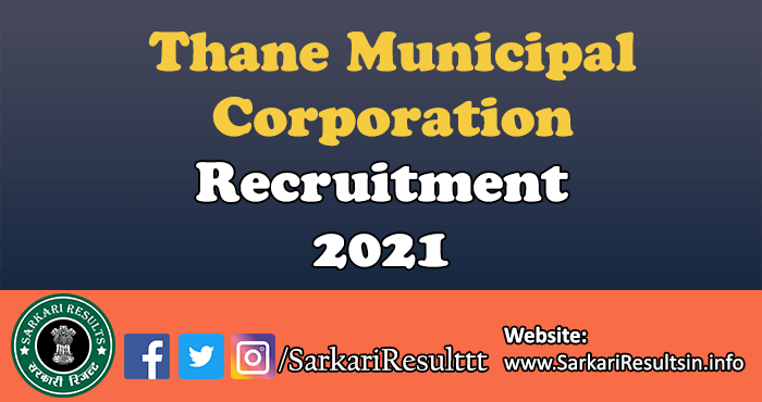 Thane Municipal Corporation Online Form 2021