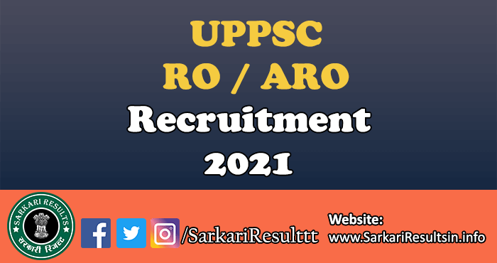 UPPSC RO / ARO Mains Exam Date 2022