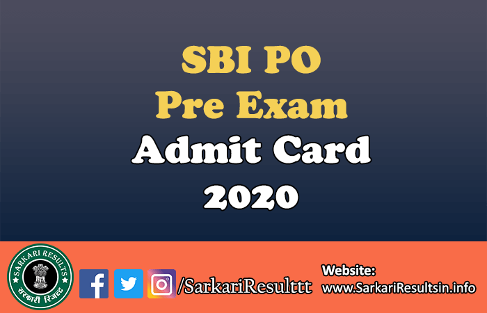 SBI PO Recruitment Final Result 2021