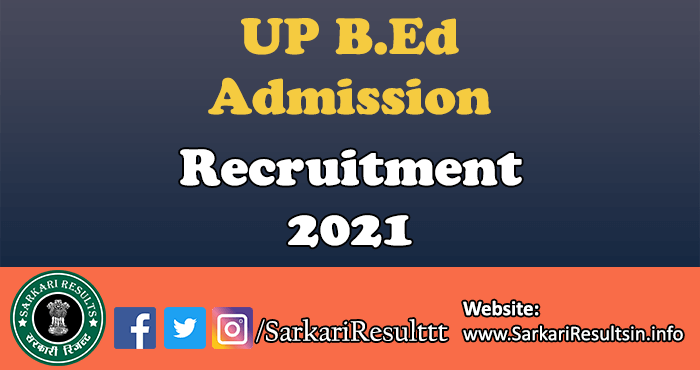 UP B.Ed Allotment Result 2021