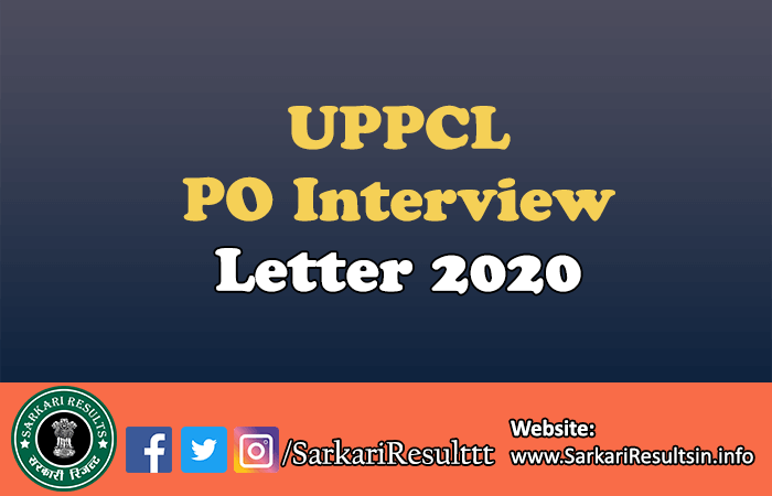 UPPCL PO  Final Result 2020