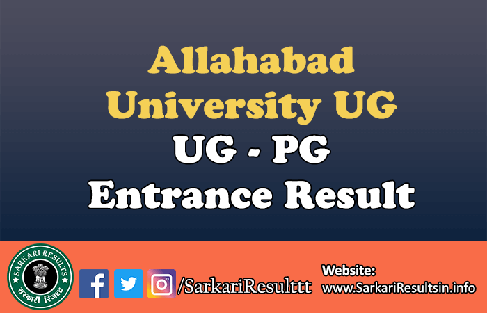 Allahabad University CRET Admit Card