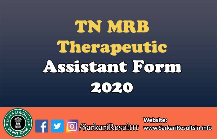 TN MRB Therapeutic Assistant Form 2020
