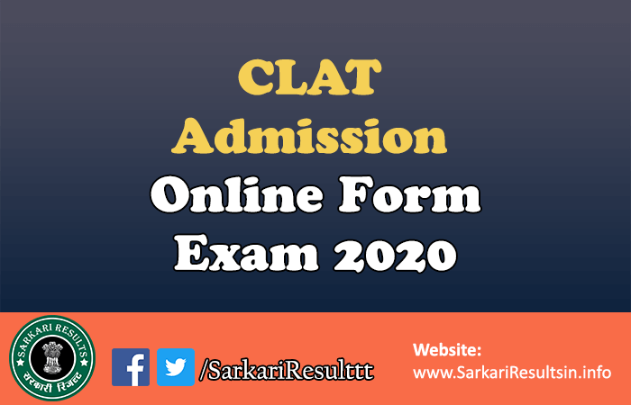 CLAT Admission Form Exam