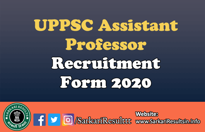 UPPSC Assistant Professor Answer Key 2022