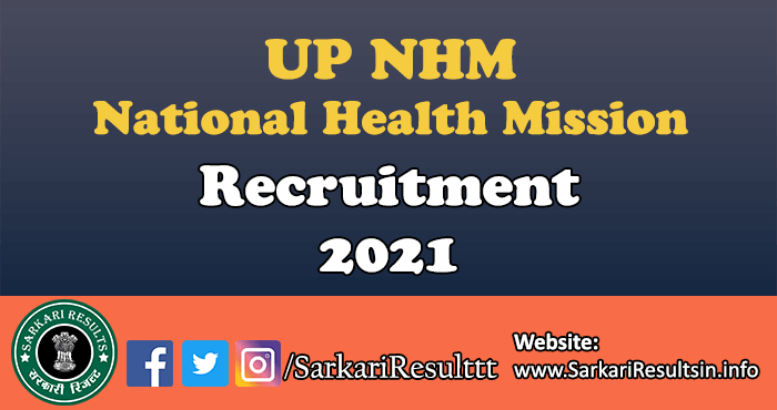 UP NHM Recruitment Admit Card 2021