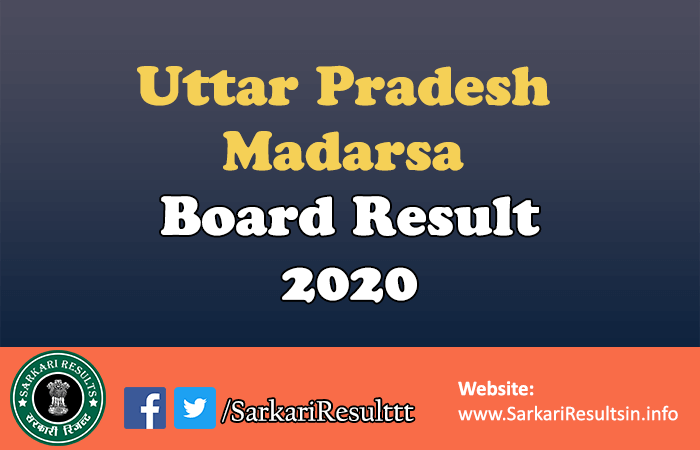 UP Madarsa Board Result