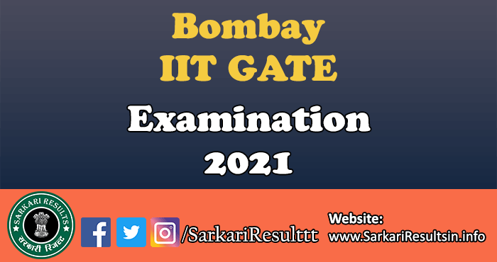 Bombay IIT GATE Result 2021