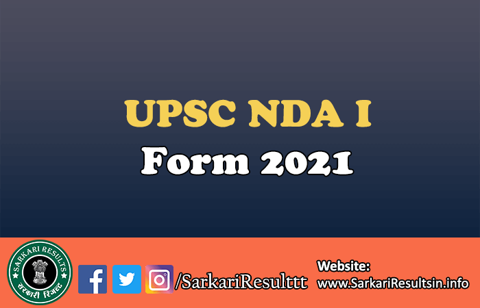 UPSC NDA I Final Result 2021